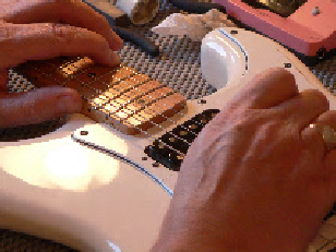 Guitar Doctor at work